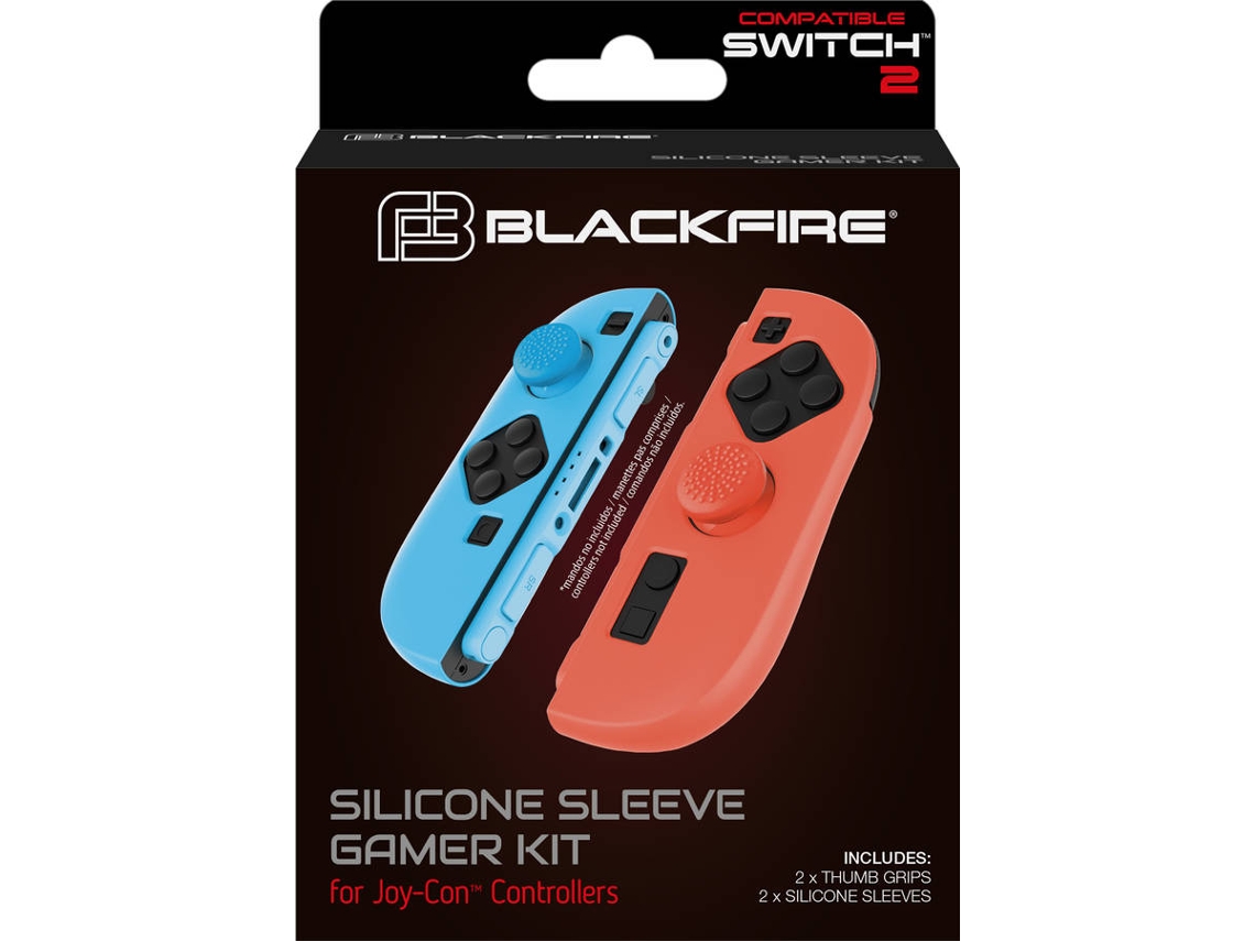 Kit Capas Silicone BLACKFIRE Nintendo Switch 2