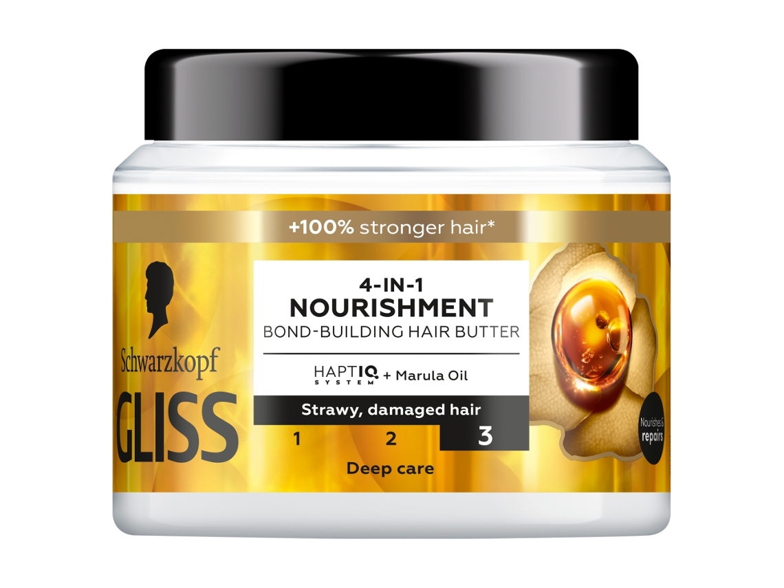 Pro Supreme Hair Care Butter 4 In 1 Nourishing Formula, 400ml Gliss
