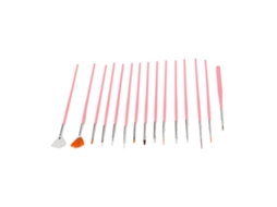 2026altiro-15pcs Pincel De Arte De Uñas Rosa Pincel De Gel De Extensión De Uñas