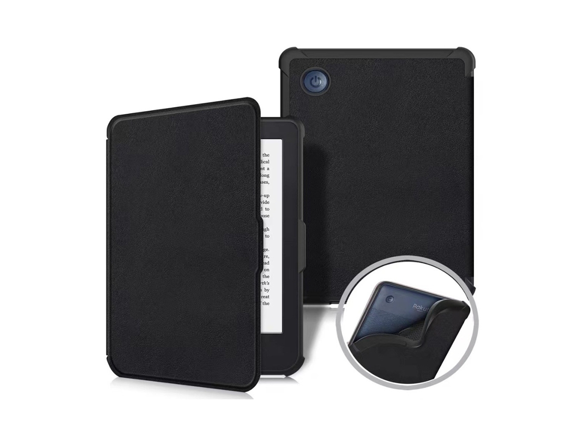 Elysve Capa Protetora Para Kobo Clara Bw N365/n367 E Reader 6 Polegadas Preto 2024