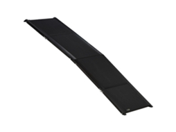 Rampa Dobrável para Cães (antiderrapante, Alça e Gancho, 60 Kg, 158x43,5x2,5 Cm, Preto)