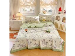 Colcha Acolchoada Fansu 3 5 Tog em Algodão Ideal para Ar Condicionado com Enchimento Sofá e Almofadas Estampa