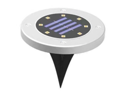 Lâmpada Solar Solo Ip65 Led Luz Automática Jardim Pátio Parque S/MARCA