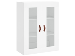 Wall Mounted Cabinet, Wall Mounted Cabinets Vidaxl Branco Madeira Processada (n/a)
