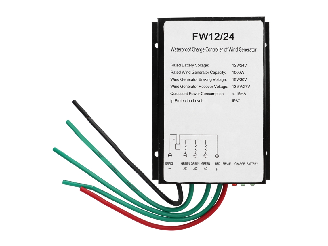 Controlador de Carga Eólica Solar Híbrido 1000w 12v 24v