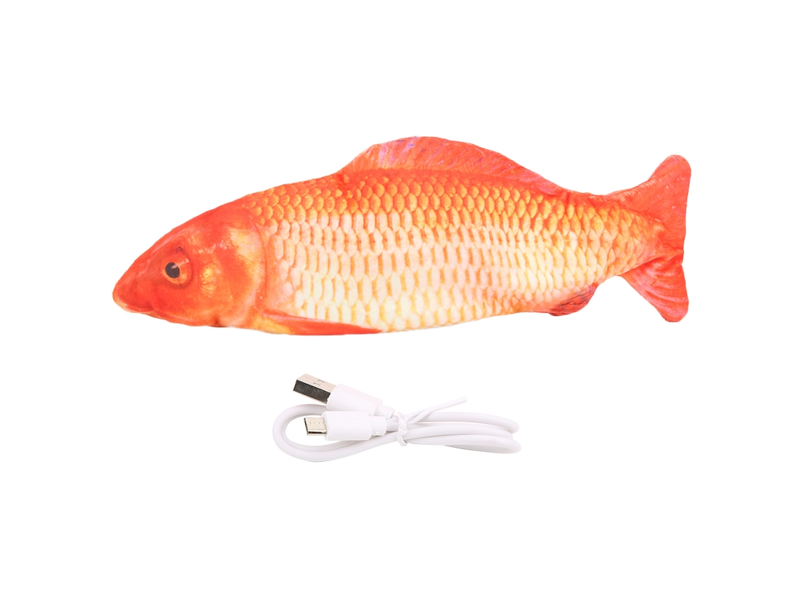 Ats brinquedo Peixe Elétrico de Simulação Recarregável Usb para Bebês, Meninos, Meninas, Presente Carpa