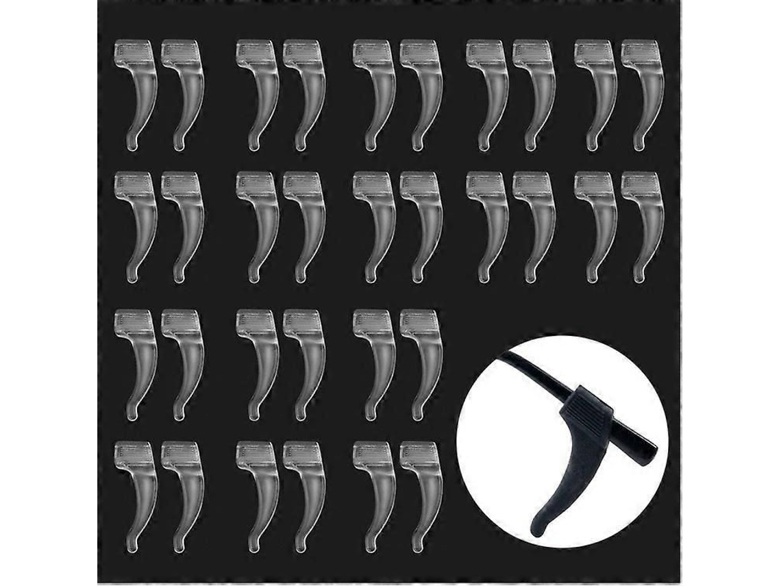 10 Pares de Travas Ouvido Antiderrapantes Silicone para Acessórios Óculos GOKOCO