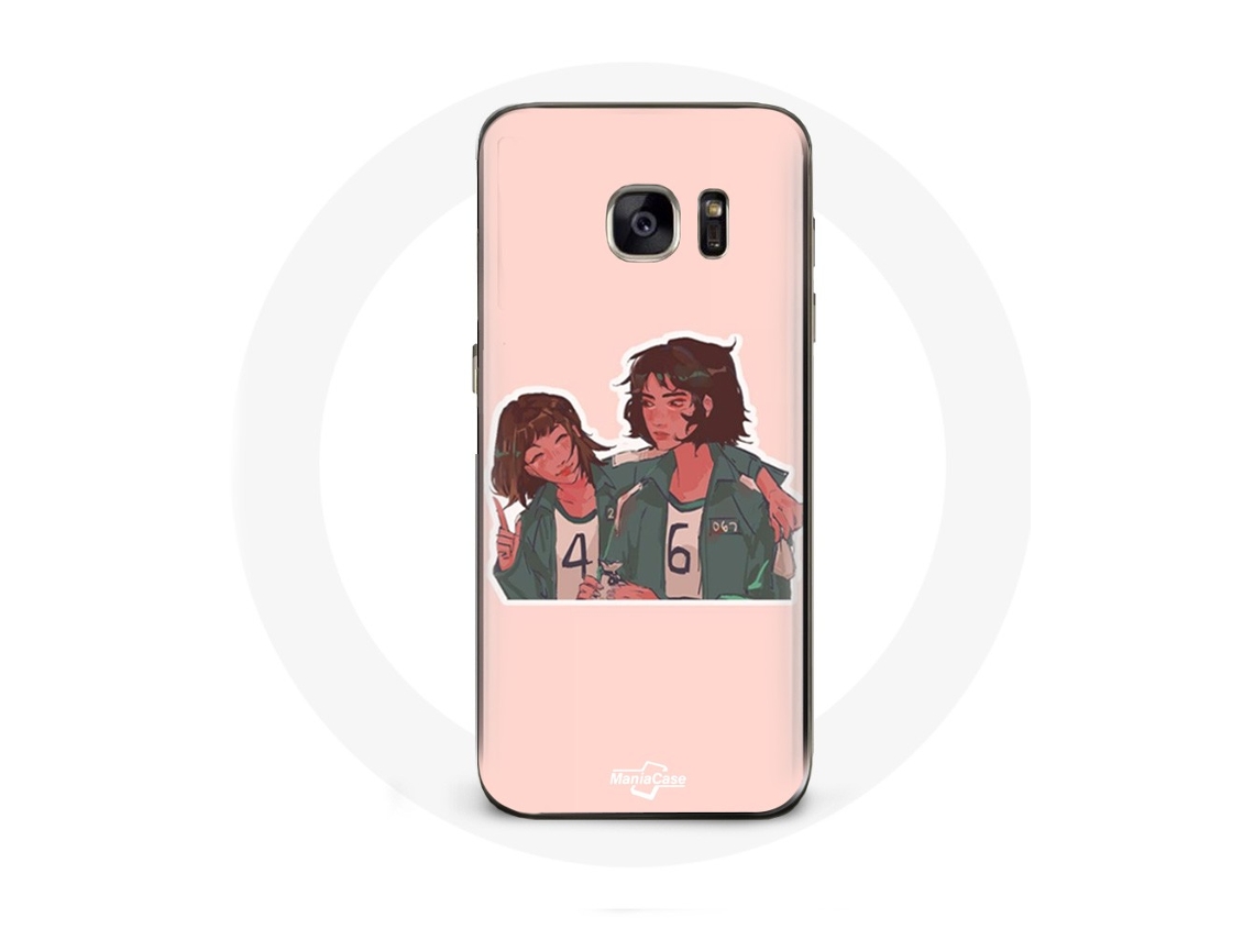Capa para Samsung Galaxy S6 Edge Squid game Ji Yeong No 240 AND Kang Sae Byeok No 067