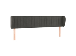 Headboard, Headboards Vidaxl Cinzeto Veludo (183 X 23 X 78/88 Cm)