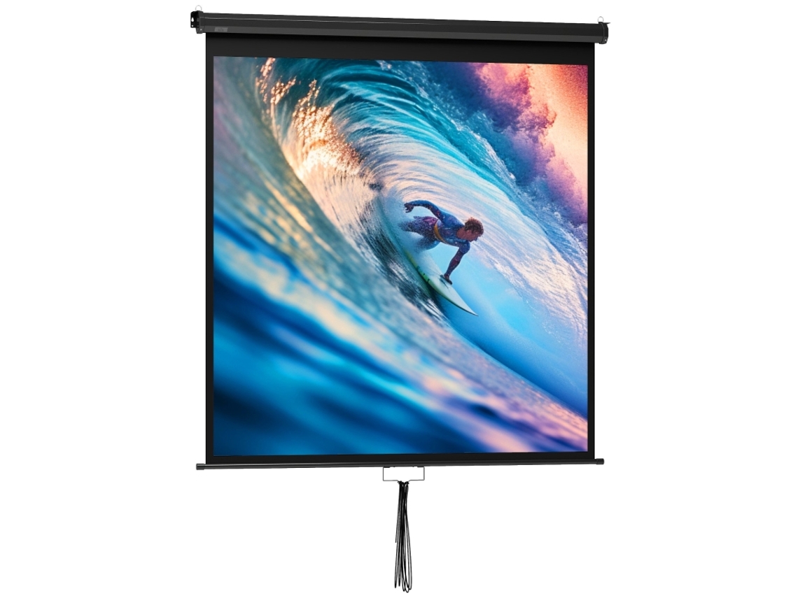 Resistente, Tela De Projeção 152 X 152 Cm (85 Polegadas) 1:1 Hd 4k Para Cinema Em Casa E Apresentações No Escritório