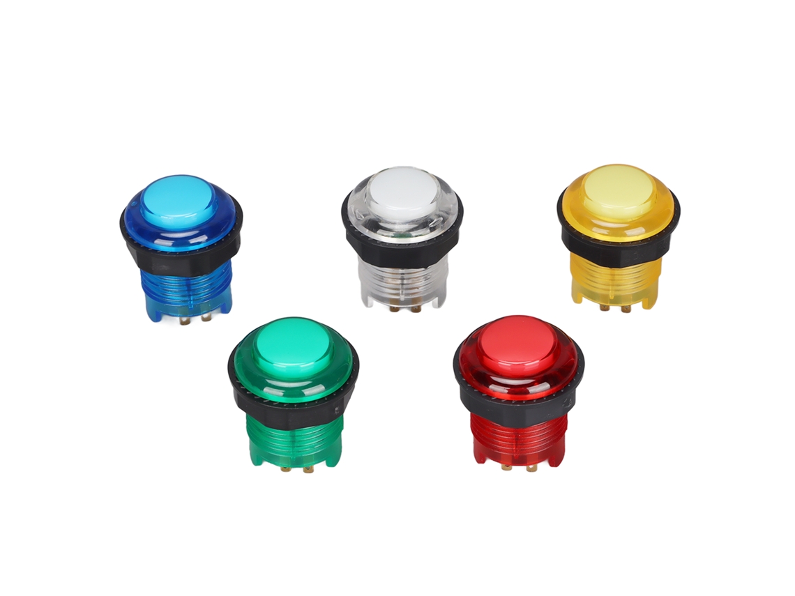 Botões Led Iluminados 12v LAXISCREED (5 Unidades)