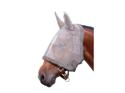 Máscara Anti-Moscas QHP Fly Cinzento (Pónei)