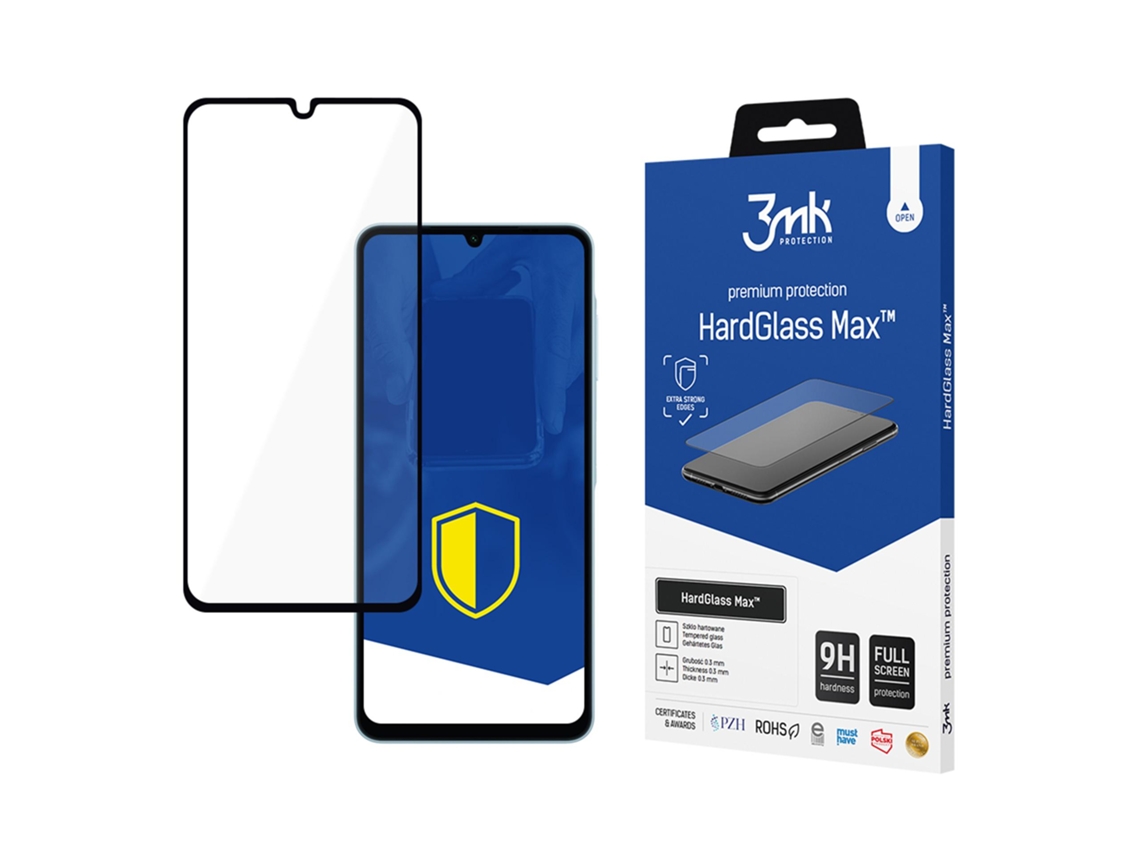 Película Protetora De Vidro Temperado 3mk Hardglass Max Para Samsung Galaxy A06, Sem Cola.