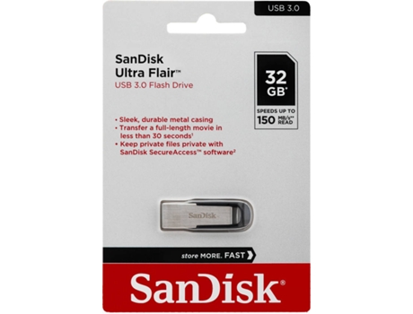 Pendrive SANDISK Ultra Flair 32 GB USB 3.0