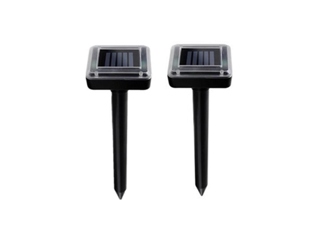 Conjunto de 2 caças solares inteligentes à toupeira - combina sons e vibrações ADTOBAST