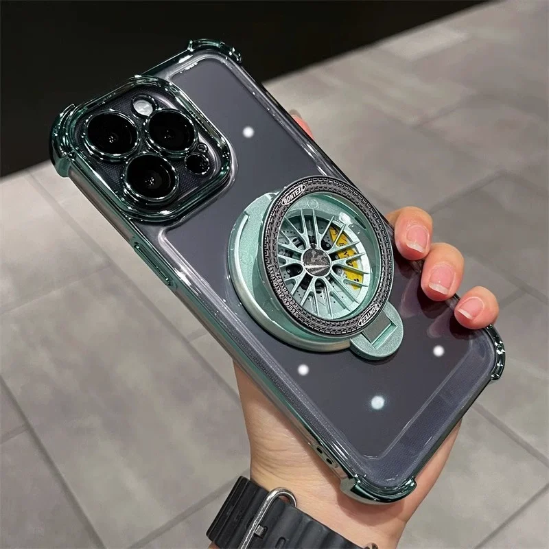 Capa Protetora Magnética Para Iphone 14 Pro Max (verde)