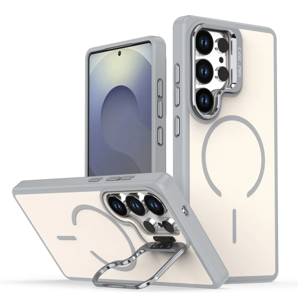 (galaxy A34, Cinza) Capa Protetora Magnética Magsafe Para Samsung