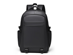 Mochila Casual Preta Para Homens, Ideal Para Deslocamentos A Negócios E Viagens.