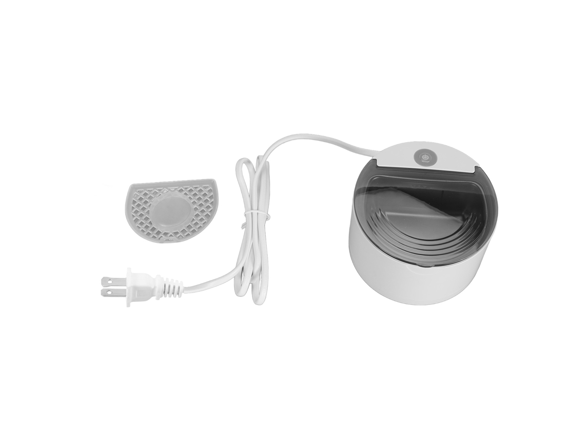 Máquina de limpeza ultrassônica portátil em aço inox 304 para dentaduras, retentores e joias, 110V plug LAXISCREED