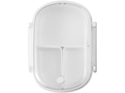 Lancheira Portátil Patkaw De 490ml Para Frutas, Com Vários Compartimentos, Tampa Reutilizável E Selável Em Pp, Ideal