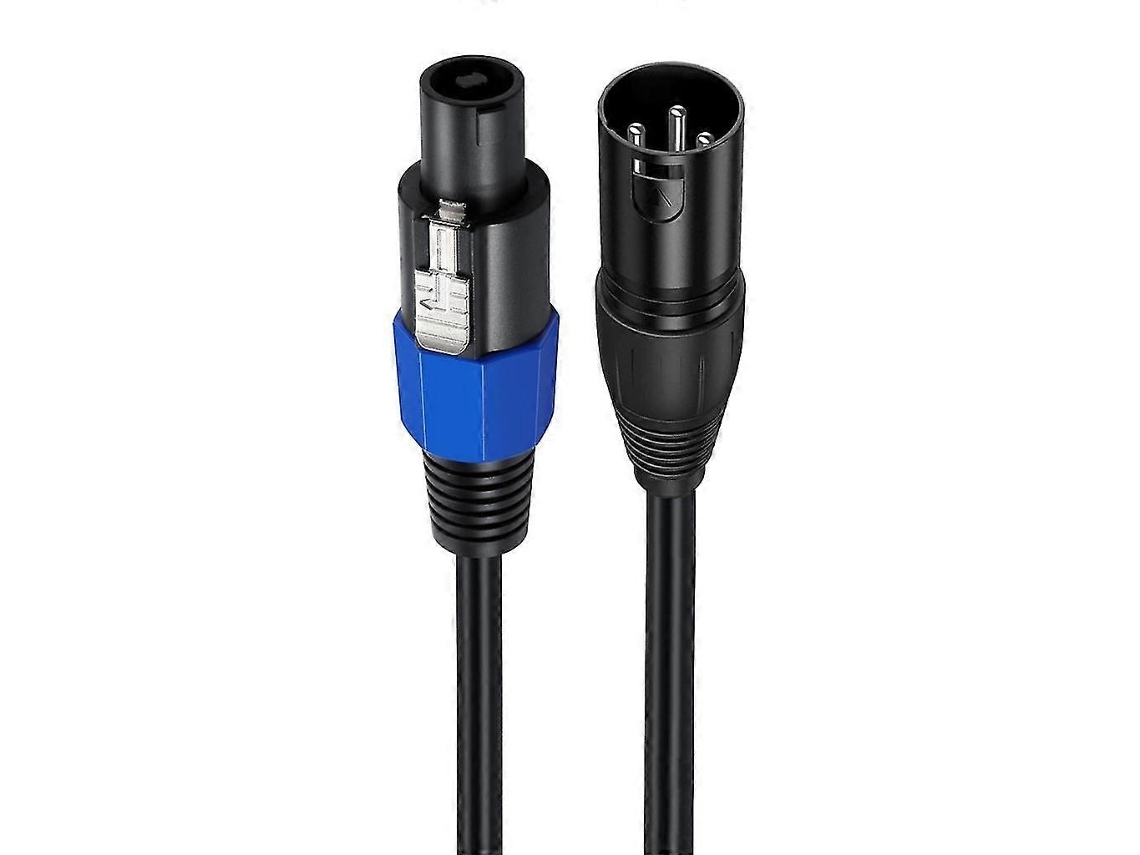 Lurelia Cabo Xlr Macho 3 Pinos, Para Microfones, Mixer, Amplificador E Colunas Ativas