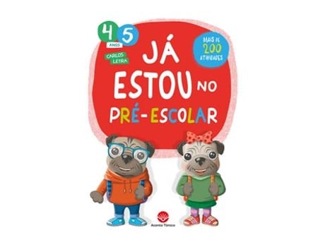 Livro Já Estou no Pré-escolar 4-5 Anos de Carlos Letra (Português)
