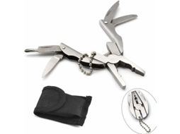 Kit De Alicate Multifuncional Bolso Com Estojo Couro Preto, Alicate Multiuso Para Camping, Pesca, Caminhadas, Cozinha E Piquenique