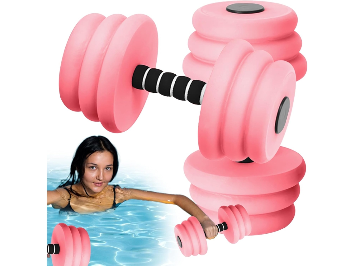 Halteres Para Exercícios Aquáticos Na Piscina