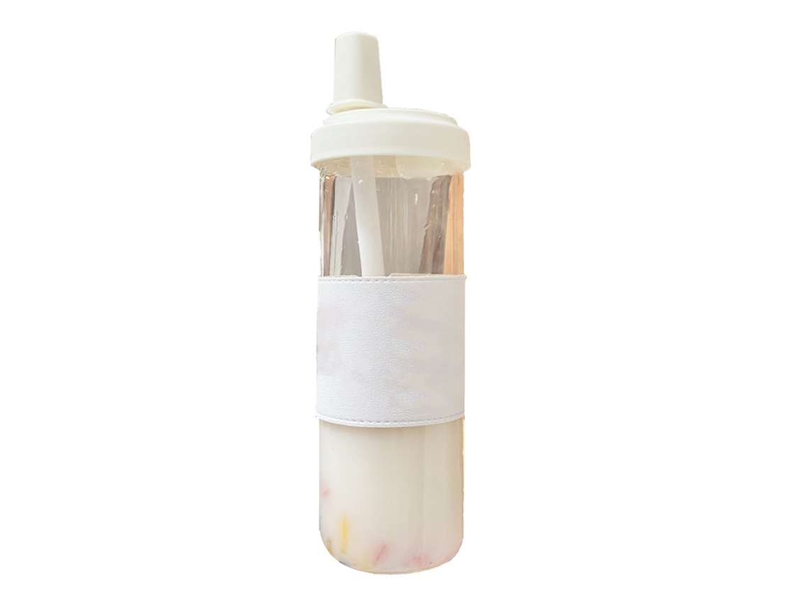 Garrafa com Canudo LAXISCREED 850ml Reutilizável Segura