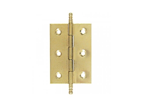 Caixa Com 24 Dobradiças Planas De Latão 60x40mm 207 Lim Pons Lim