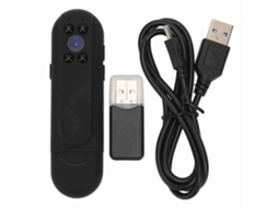 Aetheria câmara Mini 1080p Portátil Clip On para Reuniões Aulas Gravação de Vídeo com Visão Noturna