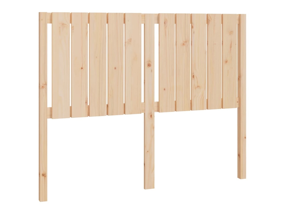 Bed Headboard, Bed Headboards Vidaxl Marrom Madeira De Pinho (125.5 X 100 Cm)