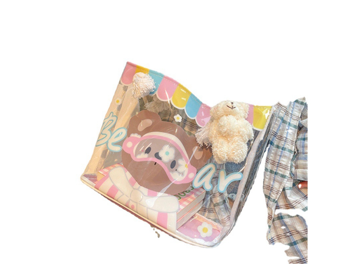 Bolsa Térmica Transparente Grande Capacidade Mulheres