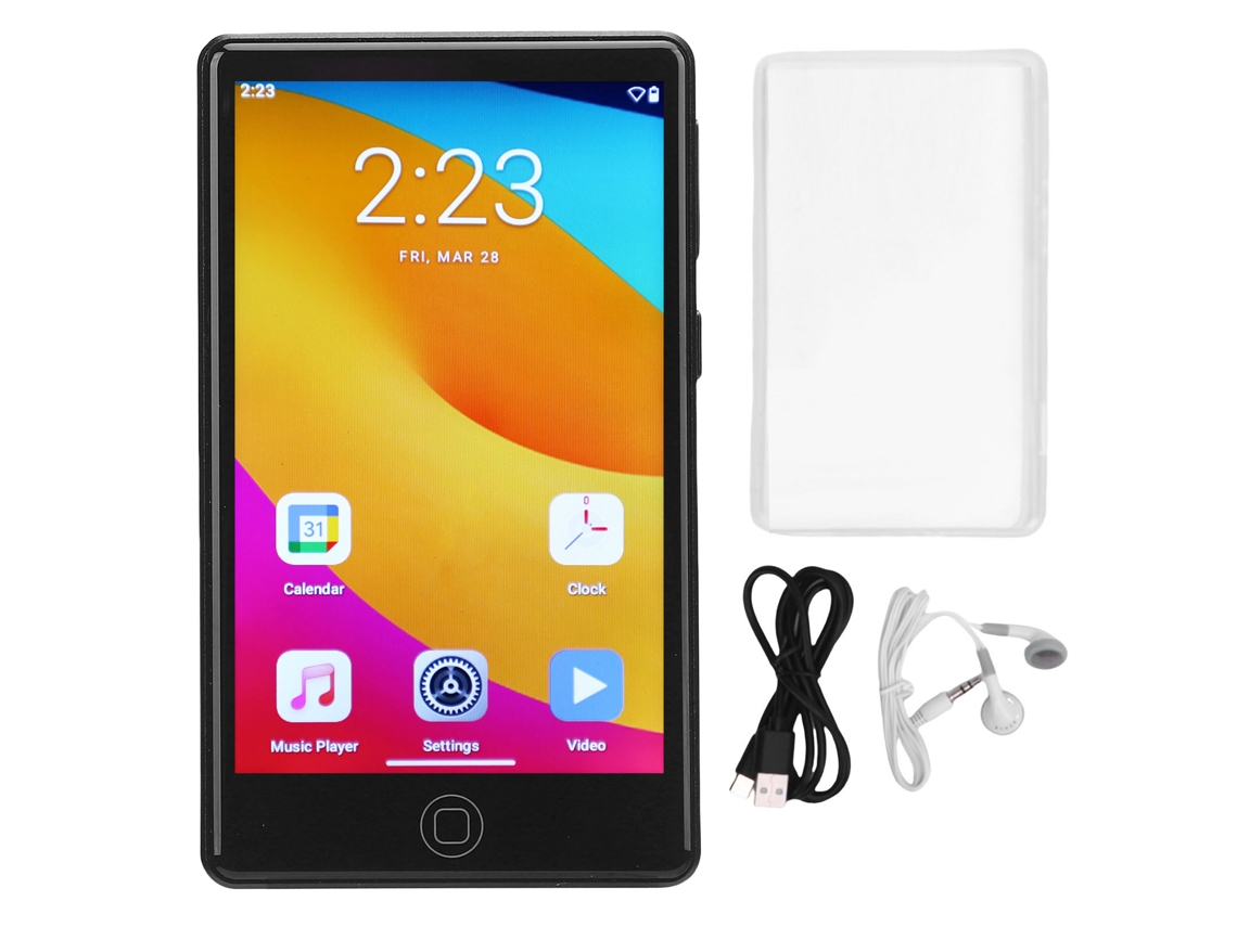 MP3 Player com Bluetooth, Wifi, tela sensível de 4 polegadas EOOCOO