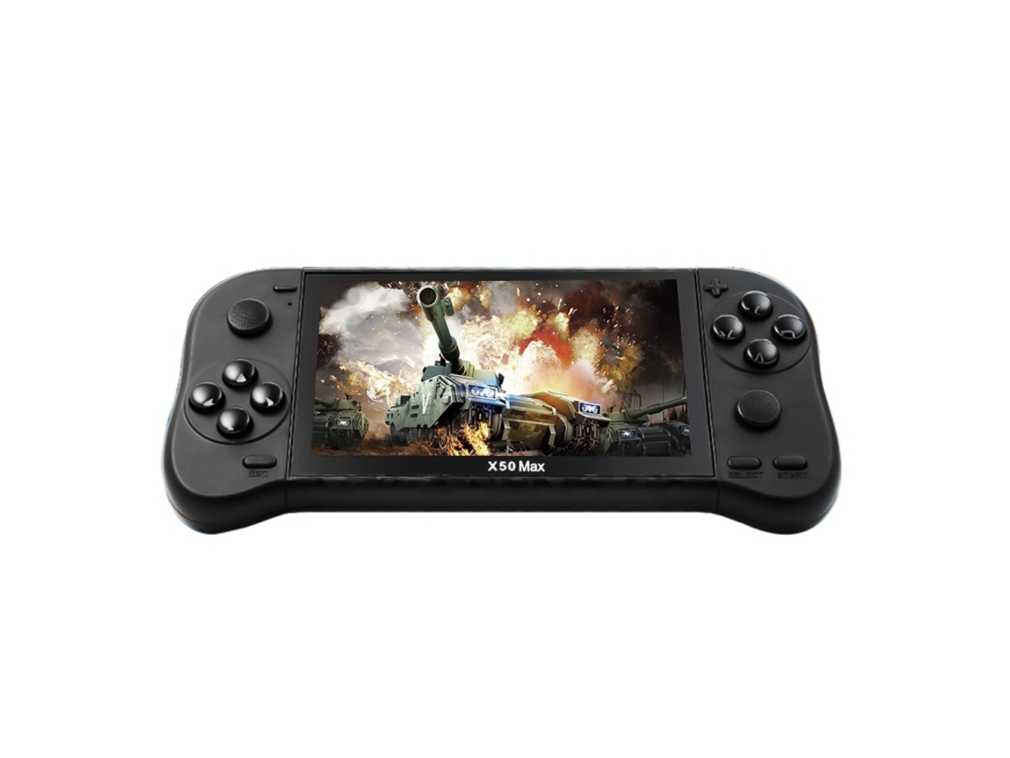 Consola de Jogos Portátil X50 Max com Tela de 5.1 Polegadas, Multimídia e 6000+ Jogos XIAOMOYU