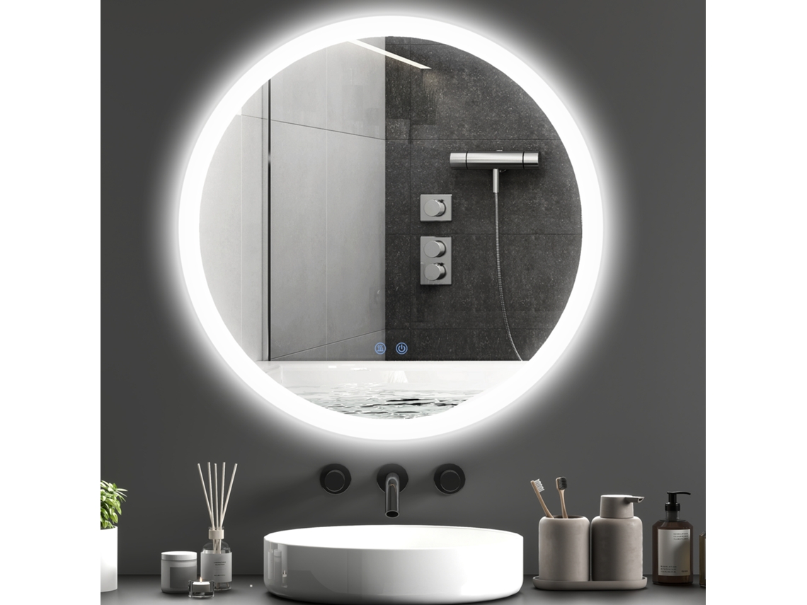 Bathroom Mirror Bathroom Mirror With Led Light Touch Sensor Anti-fog Function