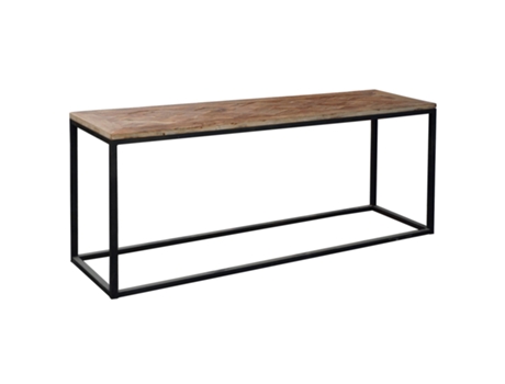 Indústria De Madeira Olmo Reciclada E Iron Nege Series 76X45X160 Cm