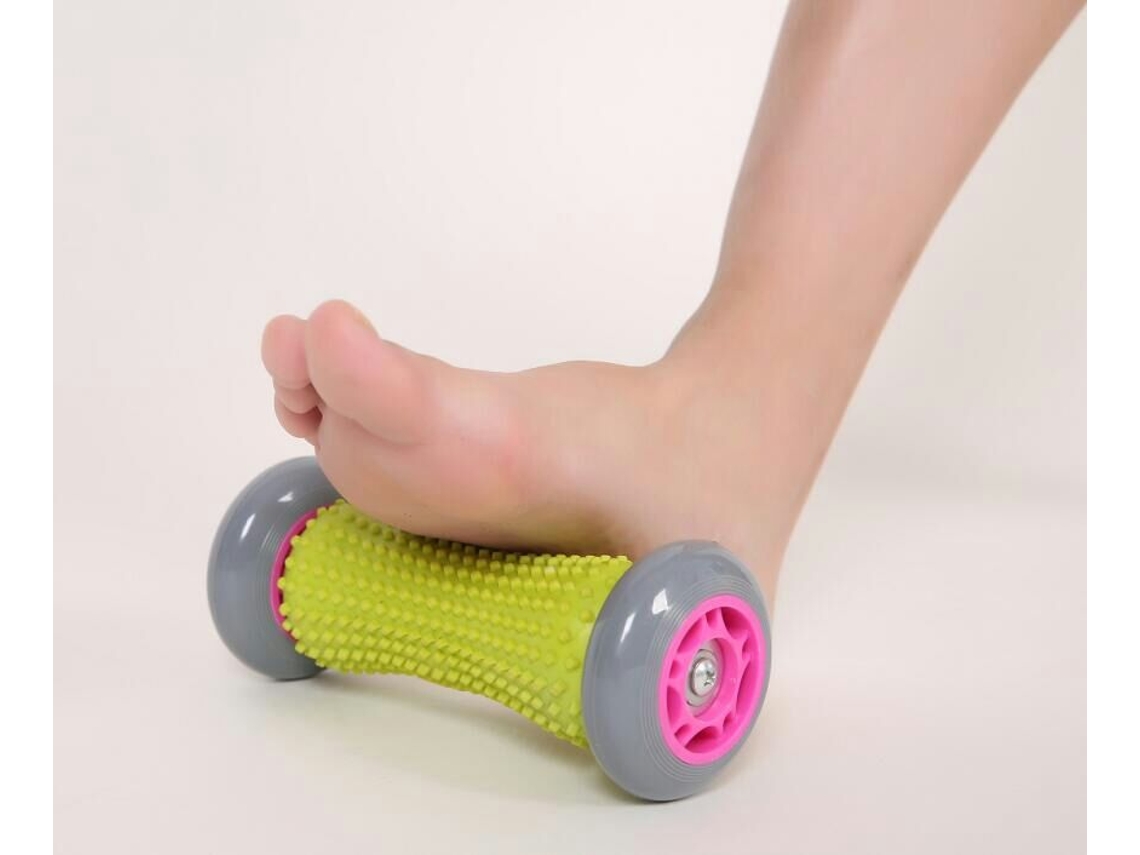 Lurelia Rolo De Massagem Para Pés, Fascite Plantar, Tpr, Cinzento, Design Ergonómico