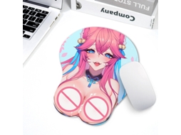 Mouse pad de silicone antiderrapante bidimensional com padrão 3D Lyx (1 peça/01)