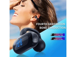 Fones De Ouvido Sem Fio Bluetooth F20 Com Clipe Para Orelha E Visor Digital Ly Ebike