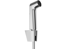 Bidette Chuveiro De Mão 1jet S Ecosmart Com Porta Chuveiro Porter SE Mangueira De Chuveiro 125cm, 29238000, Cor Cromo Hansgrohe