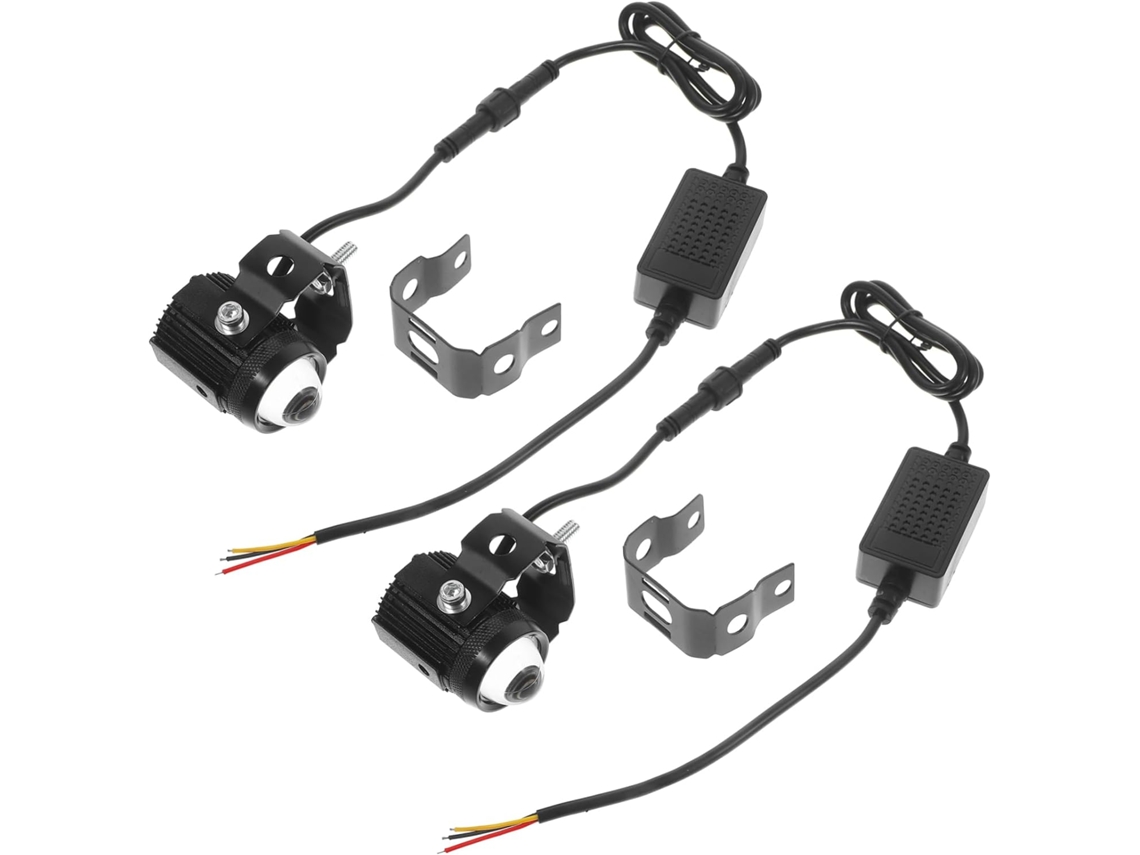 Farol De Led Para Motocicleta De 12w, 8-80v, Ip67, Alumínio, Feixe De Condução, À Prova D'água.