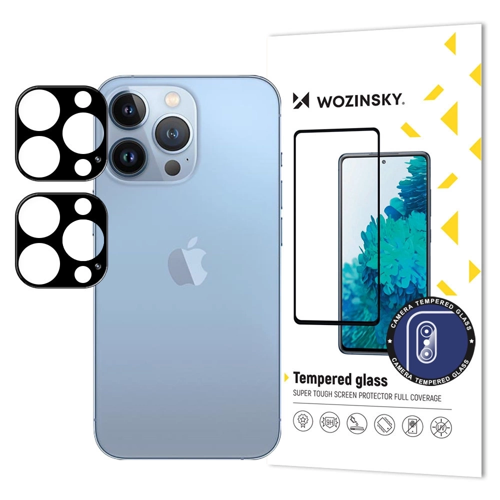 Película Protetora De Vidro Para Câmera Completa Wozinsky Para Iphone 17 (conjunto Com 2 Unidades)