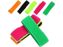Conjunto De 10 Faixas Elásticas Coloridas Ajustáveis Para Corrida Três Pernas, Ideais Jogos Revezamento Em