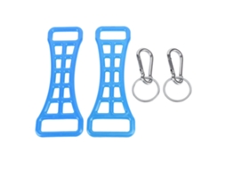 Mali 2pcs Ferramenta Auxiliar para Fecho de Bota de Esqui Extensor Multifuncional Abs Azul para Entusiastas de Esqui