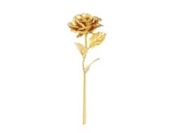 KOFIHETY Presentes Românticos Para Ela, Presentes De Aniversário Exclusivos Mão Mergulhada Em Ouro, Rosa Dourada, Arte Artificial Rose Para Aniversário De Casa