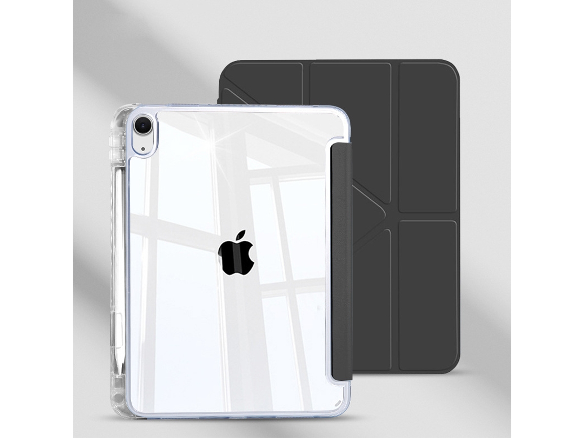 Capa Protetora Para Tablet Huawei Matepad Pro 10.8, 2025, Alta Transparência, Dobrável Em 3y, Preta. Yunzii