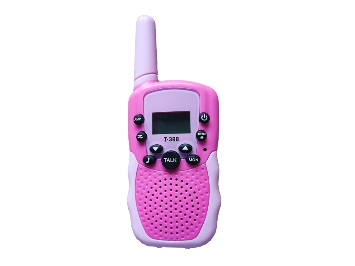 Conjunto de 2 Walkie talkies de Brinquedo para Meninos e Meninas de 3 a 8 Anos, Rosa AQUAFORGE