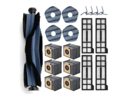 Conjunto De 19 Acessórios Para Aspirador De Pó Robô X10 Pro Escova Principal, Escovas Laterais, Filtros, Esfregões, Sacos De Pó Slowmoose