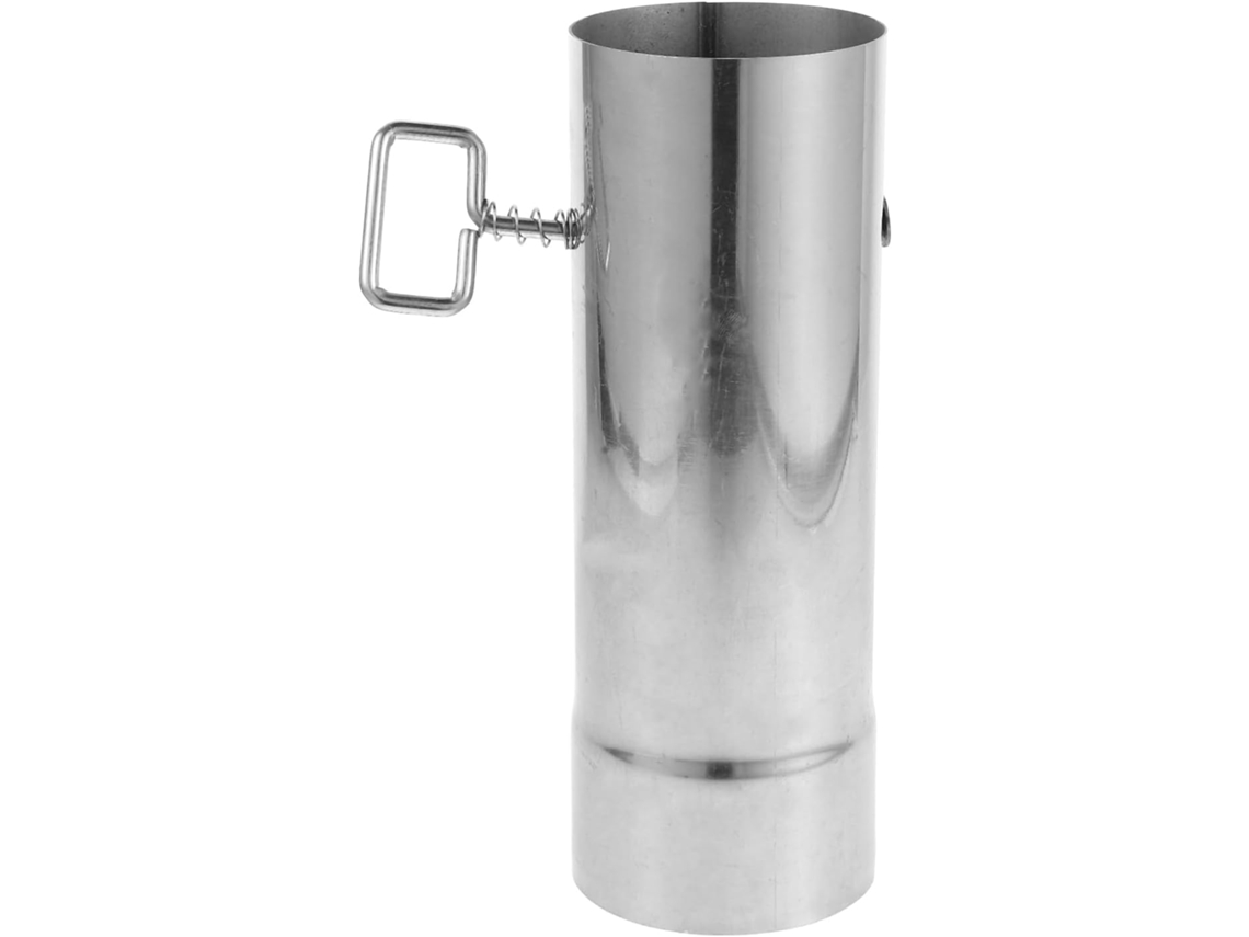 Tubo De Aço Inoxidável Para Chaminé Com Válvula Antirretorno Para Tenda.